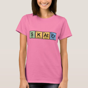 Camiseta Patinador feito dos elementos