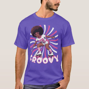 Camiseta Patinador Radical Groovy Vibrações Retro dos Anos