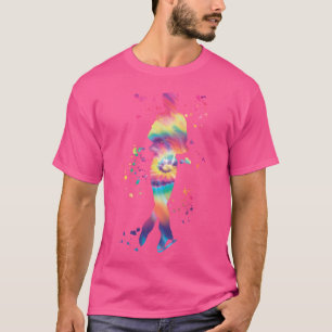 Camiseta Patinadora artística Patinação Colorida Raparigas