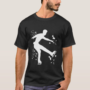 Camiseta Patinadora Patinação Artística Colorida Meninas Pa