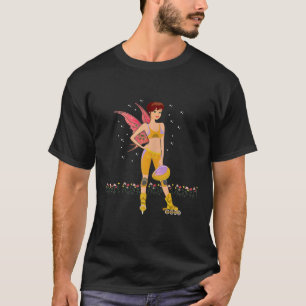 Camiseta Patinadoras Fadas do Esqui Feminino Fadas do Patin