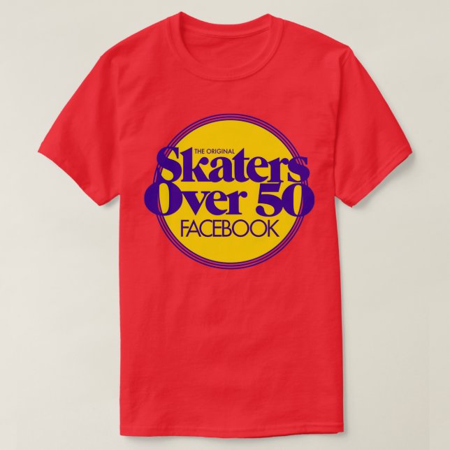 Camiseta Patinadores com mais de 50 artes (Frente do Design)