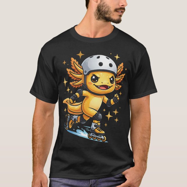 Camiseta Patinadores de patins em linha Rollerblade (Frente)