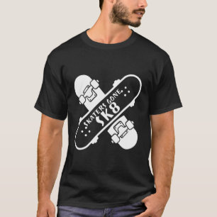 Camiseta Patinadores Desapareceram Para O Skateboarder Ou L