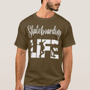 Camiseta Patinadores divertidos Com Presente De Esboço Pro