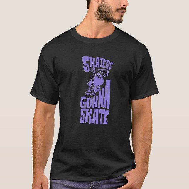 Camiseta Patinadores vão Skate Legal Sacudir de retro (Frente)