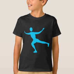 Camiseta Patinagem no gelo - azul-céu