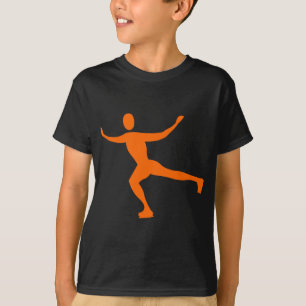 Camiseta Patinagem no gelo - laranja