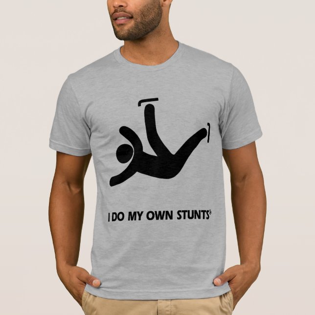 Camiseta Patinando meu próprio Stunts® (Frente)