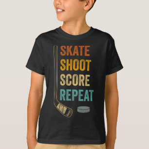 Camiseta Patinar Disparar Pontuação Repetir Motivação Ousad