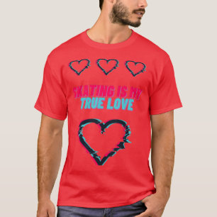 Camiseta Patinar é o meu verdadeiro amor