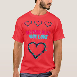 Camiseta Patinar é o meu verdadeiro amor