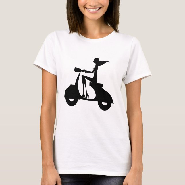 Camiseta Patinete 1 da menina (Frente)