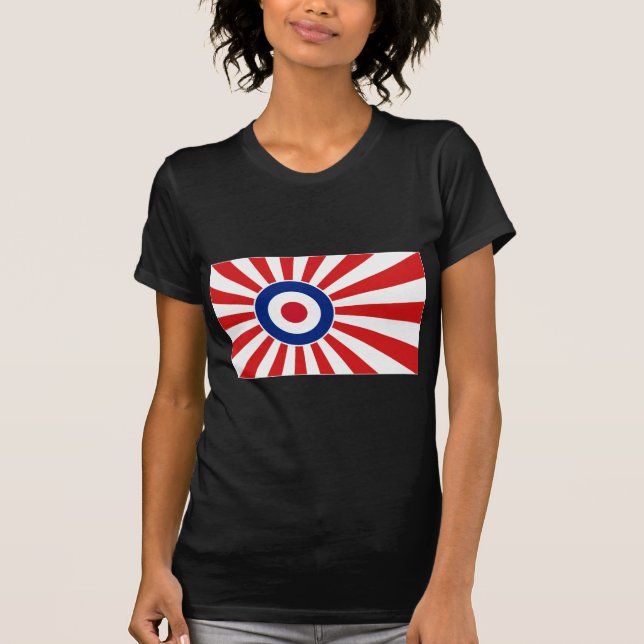 Camiseta Patinete-Alvo de Mods de Roundel Vibrant JAPAN (Frente)