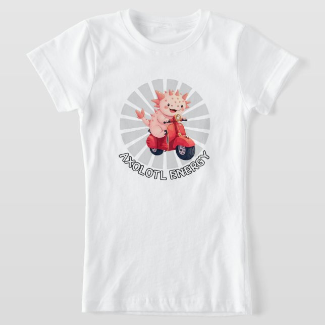 Camiseta Patinete Axolotl (Postura )