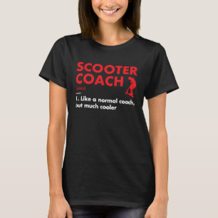 Camiseta Patinete de Definição de Treinador Esporte