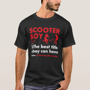 Camiseta Patinete de Definição do Esporte Boy