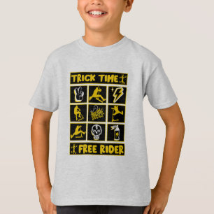 Camiseta patinete de estilo livre