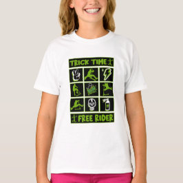 Camiseta patinete de estilo livre