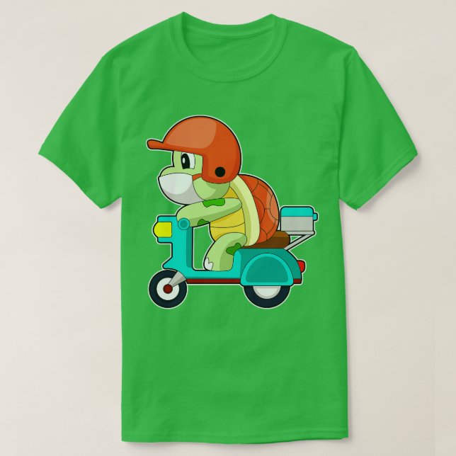 Camiseta Patinete de Tartaruga 1 (Frente do Design)