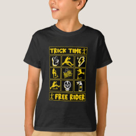 Camiseta Patinete de truques de estilo livre