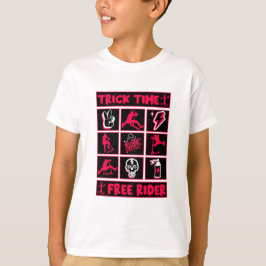 Camiseta Patinete de truques de estilo livre