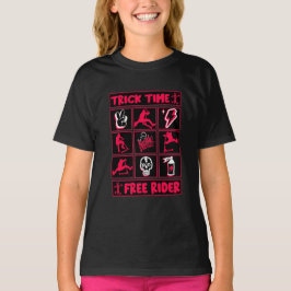 Camiseta Patinete de truques de estilo livre