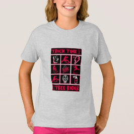 Camiseta Patinete de truques de estilo livre