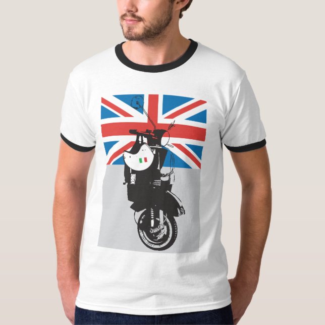 Camiseta Patinete do Vespa de Moto | (Frente)