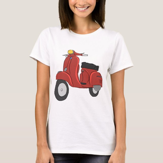 Camiseta Patinete dos SS do Vespa (Frente)