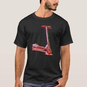 Camiseta Patinete elétrico de Patinete de dublagem para cri