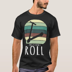 Camiseta Patinete Elétrico É Assim Que Eu Rolo O Retro Ecoo