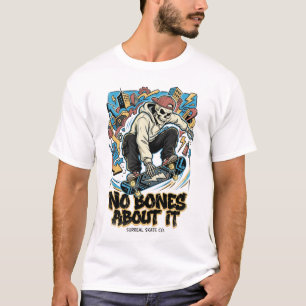 CAMISETA PATINETE ESQUELETO