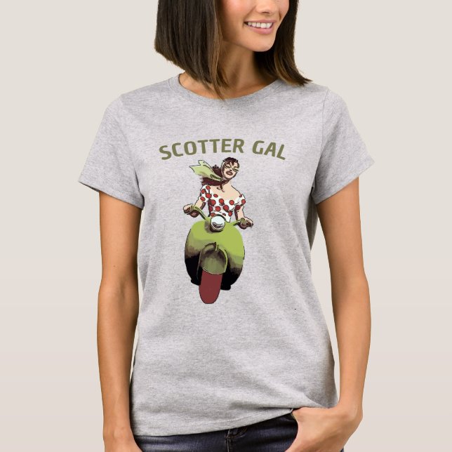 Camiseta Patinete Gal, adicionar T-Shirt (Frente)