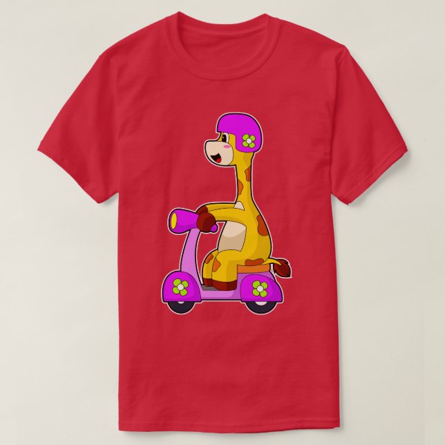 Camiseta Patinete Giraffe (Frente do Design)