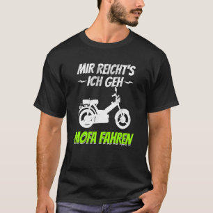 Camiseta Patinete Moped Moped Driver Mochute Bike Patinete