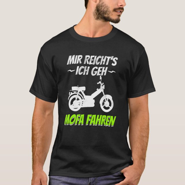Camiseta Patinete Moped Moped Driver Mochute Bike Patinete (Frente)