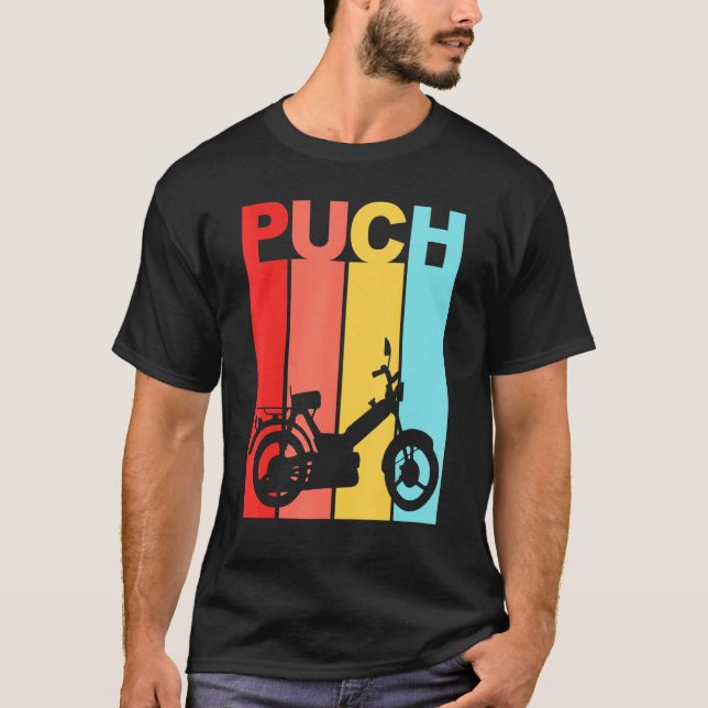 Camiseta Patinete Moped Puch Maxi Patinete (Frente)