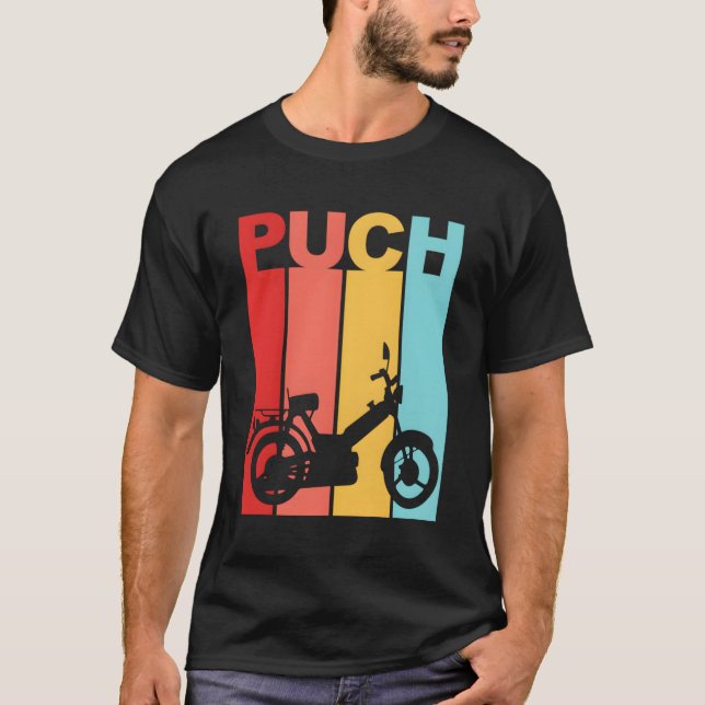 Camiseta Patinete Moped Puch Maxi Patinete (Frente)