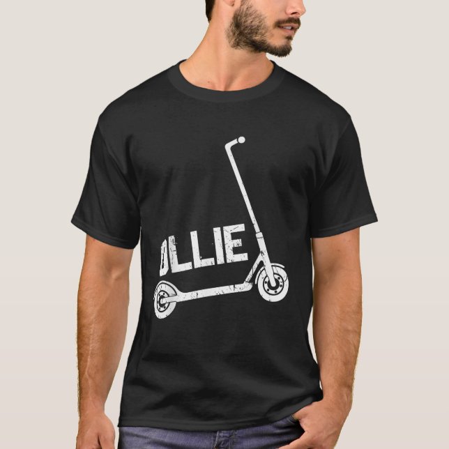 Camiseta Patinete Ollie Scootering Boys Juventude (Frente)