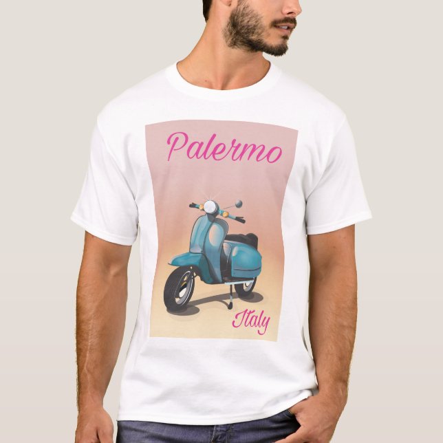 Camiseta Patinete Palermo Itália (Frente)