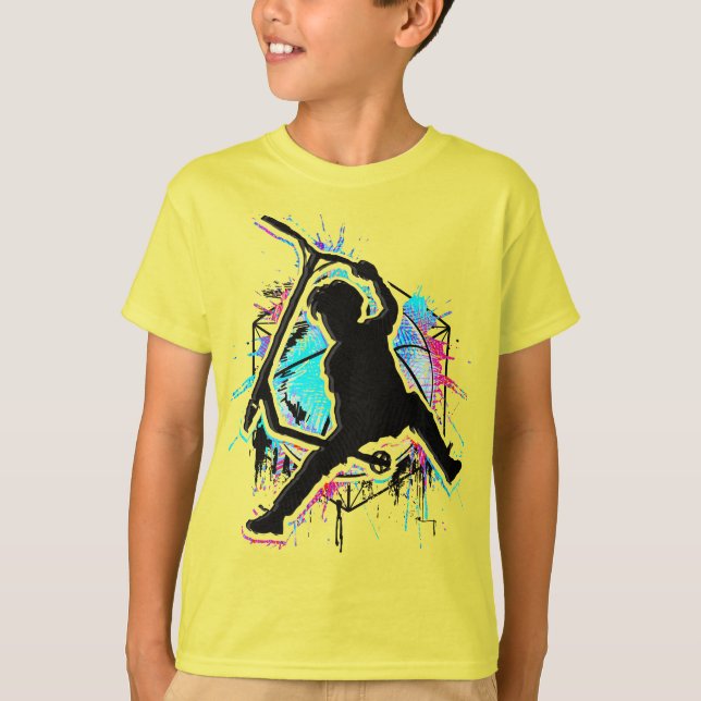 Camiseta Patinete Retroativo - Stuntscooter - Kick Stunt Pa (Frente)