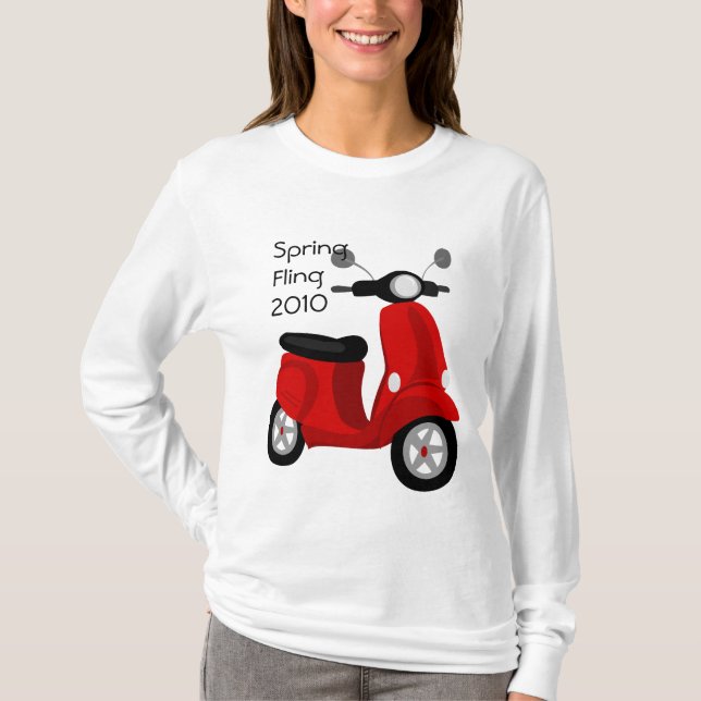 Camiseta Patinete vermelho (Frente)