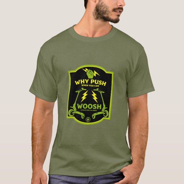 Camiseta Patinetes elétricos (Frente)
