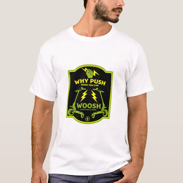 Camiseta Patinetes elétricos (Frente)