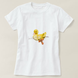 Camiseta Patinho bonito pequeno de flutuação -