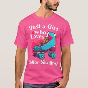 Camiseta Patins Engraçados Para Meninas Mulheres Patins Leg