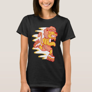 Camiseta Patins infantis, animais fofos, patins