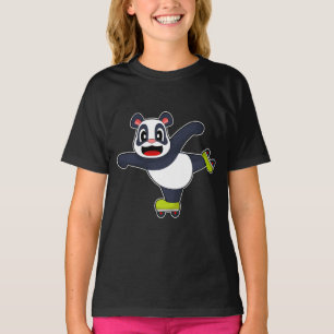 Camiseta Patins inline de patinação sobre rodas Panda