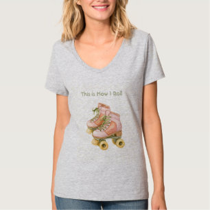 Camiseta Patins Pink Green